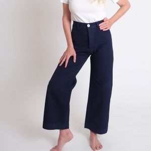 Jesse Kamm Sailor pants in Midnight navy size 2